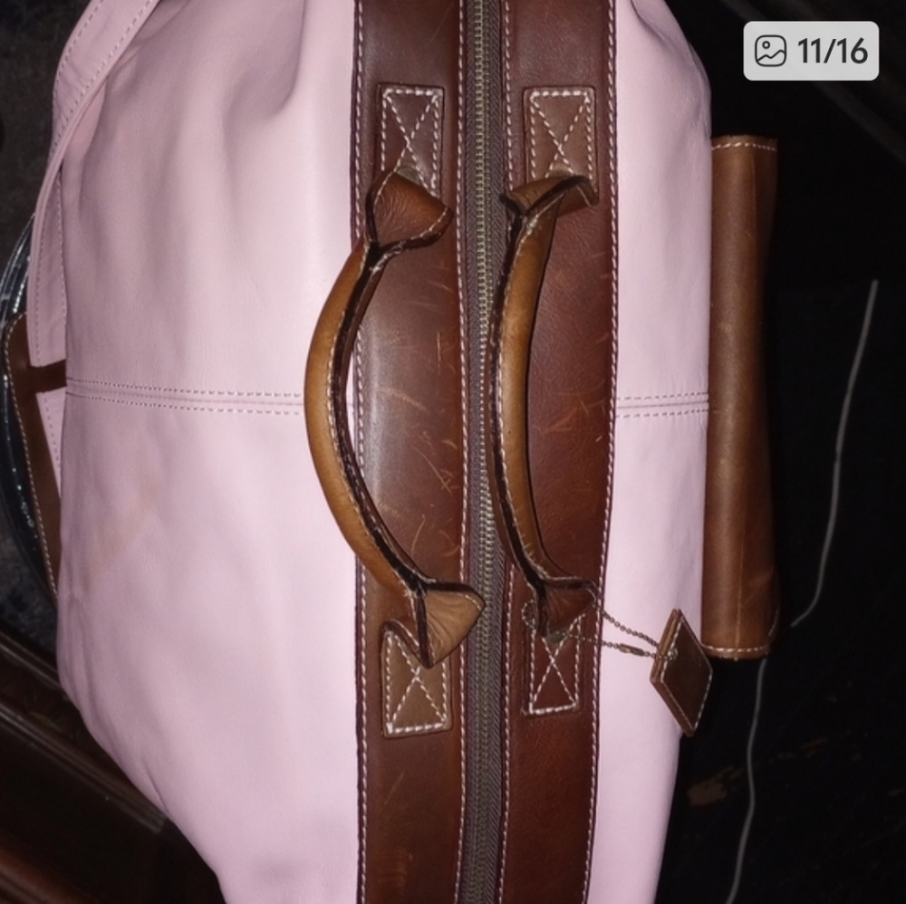 latico Pink and Brown Travel Tote - Picture 13 of 16